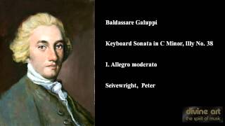 Baldassare Galuppi Keyboard Sonata in C Minor Illy No 38 I Allegro moderato [upl. by Iroj653]