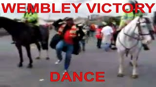 Fat Bloke doing the Eric Morecambe dance at Wembley play off final [upl. by Gonick]