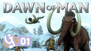 🍖 Neolithic City Builder  Lets Play Dawn Of Man Ep 01 [upl. by Foley]