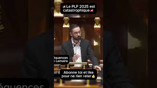 Plf 2025 terrible pourtoi audition politique pt lfi shortfrance michelbarnier [upl. by Lucania]