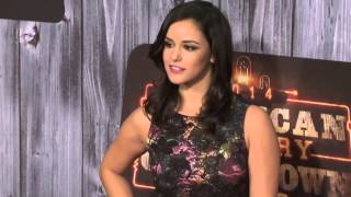 Melissa Fumero Red Carpet Fashion  ACCAs 2014 [upl. by Hoxie401]