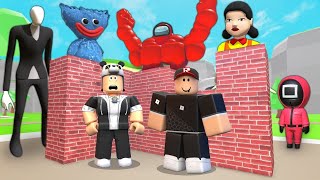 Canavar Saldırılarına Karşı Kale Yap   Roblox [upl. by Sidman]