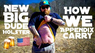 🔴 How Big Dudes Appendix Carry  TUC Holster [upl. by Aviva718]