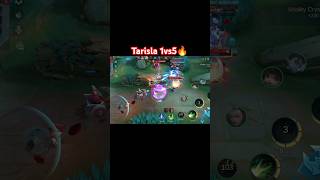 Terizla exp 1 vs 5 🔥🤫 mobilelegends mlbb mlbbcreatorcamp mlbbesports shorts terizlaexplane [upl. by Rorke]