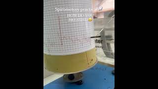 Spirometery Physiology Practicalmedschool medschoolvlogs medschoolmotivation mbbsstudent [upl. by Ynoffit]