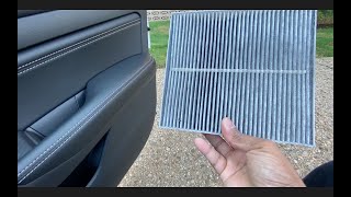 HOW TO REPLACE THE CABIN AIR FILTER IN THE 2019 NISSAN ALTIMA [upl. by Lime394]