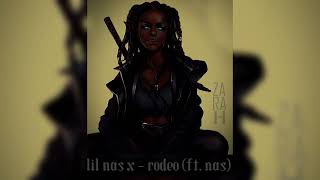 lil nas x  rodeo ft nas amp sped up [upl. by Hein]