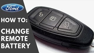 BEST and SAFE  How to change Ford keyless remote key battery  Focus Kuga CMax Mondeo Fiesta [upl. by Motch953]