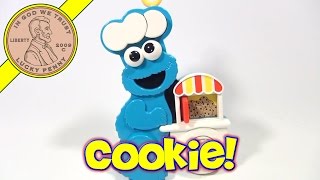 Sesame Street Cookie Monster Cookie Cart Baby Crib Toy 1990 Playskool Toys [upl. by Hannis]