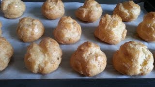 La pâte à choux à la fécule de maïs sans glutenGluten free corn flour puf pastry [upl. by Nebe]