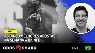 Os Patriots vão complicar os Chiefs Paulo Antunes traz as 5 melhores apostas da semana 4 [upl. by Assirac]