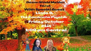 Deann Shield Maiden Tarot with Linda G Comanche Psychic [upl. by Ekoorb469]