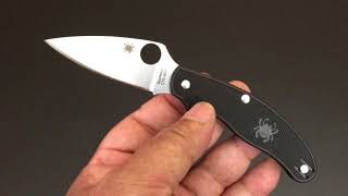 Spyderco UKPK UK Pen Knife The Knife of the Day [upl. by Yekcim559]