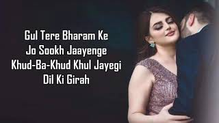 Dil Zaffran Lyrics  Rahat Fateh Ali Khan [upl. by Jere]