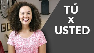 Pronomes Pessoais Em Espanhol  Aprenda como usar 💪  TÚ VS USTED [upl. by Ahsinaj]