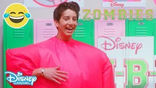 ZOMBIES  Air Suit Dance Off Challenge 💃  Official Disney Channel UK [upl. by Athenian]