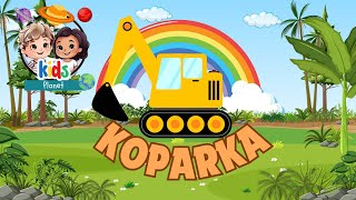 Kop Koparo Koparka niech skacze ⭐  piosenki dla dzieci piosenkidladzieci koparka popolsku [upl. by Kiryt]