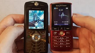 Incoming call amp Outgoing call at the Same Time Sony Ericsson K750i  Motorola L7 [upl. by Ybeloc601]