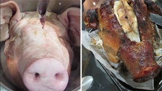 Congolese Mutu Ya Ngulu Ya Kotumba How To Cook A Pigs Head [upl. by Humberto628]