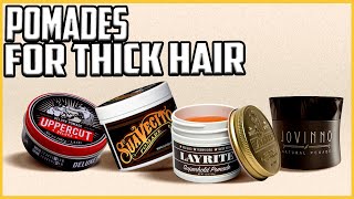 Top 5 Best Pomades For Thick Hair reviews [upl. by Sari]