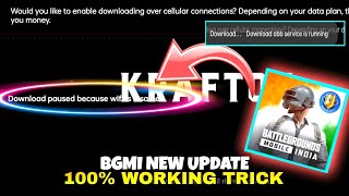 Bgmi obb service running problem 2025  Download paused because wifi is disabled bgmi  How to share [upl. by Thorbert792]