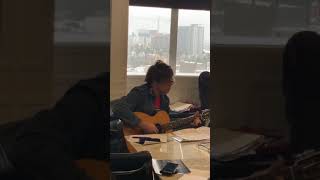 Ryan Adams Instagram Live  solo acoustic song Walk in the Dark Capitol Records office 17119 [upl. by My]