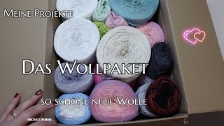 Meine Projekte  Das Wollpaket  Mal schauen was alles drin ist 084 [upl. by Ysus]