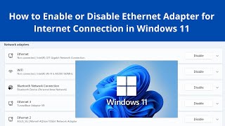 How to Download amp Install Ethernet Driver on Windows 11 [upl. by Anoy]