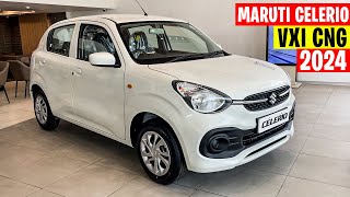 Maruti Celerio Vxi CNG 2024 Model  Celerio 2024 new model price  detailed Review [upl. by Gridley215]