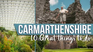 Top 10 Things To Do in Carmarthenshire [upl. by Gamal]