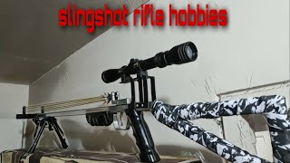 Slingshot rifle  accuracy test  babinski slingshot rifle Philippines [upl. by Goraud]