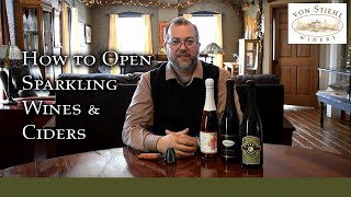 Wine 101 How to Open Our Sparkling Wines and Ciders [upl. by Anastasio]