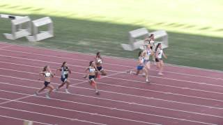 100M 14W Semi 1 Tamara Hotten 1226 QLD S State Championships 2014 064 [upl. by Analrahc]