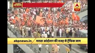 Maratha Kranti Morcha rally engulfs Mumbai [upl. by Shaff838]