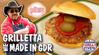 Grilletta wie Made in GDR  der Hamburger aus der DDR schnell amp einfach zubereitet  Grill Five0 🤠 [upl. by Crista]