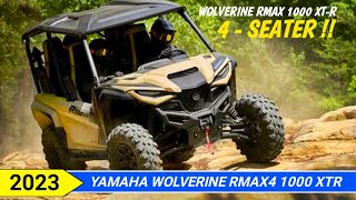 2023 Yamaha Wolverine RMAX4 1000 XTR Review Specs Colors and Price [upl. by Aicilra]