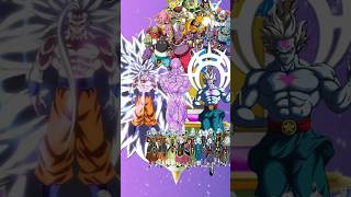 Infinity Goku vs All Angels amp All Destroyers Comparison Video goku dragonball beerus anime [upl. by Els487]