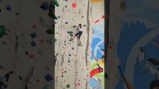 Warmup Klettern Vorstieg speedx2  Kind 10 Jahre climbing christmas [upl. by Kcirdez]