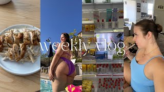 WEEKLY VLOG in my business woman era feeling stuck protein pasta caffeine break amp more [upl. by Lehpar573]