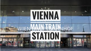 Walk from Vienna Main Train Station  Wien Hbf  to Hotels around Sonnwendviertel  4k [upl. by Jean]