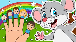 Peek a Boo  Finger Family Dance Nursery Rhymes amp Kids Songs  Daddy Finger Mummy Finger [upl. by Willi426]