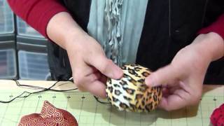 How to make a Round Pin Cushion using 5quot squares  Quilting Tips amp Techniques 112 [upl. by Gery792]