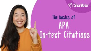 The Basics of APA Intext Citations 6th Edition  Scribbr 🎓 [upl. by Mikkel]