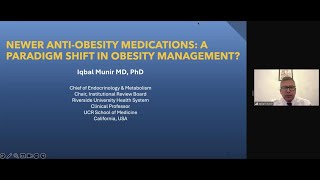 NEWER ANTIOBESITY MEDICATIONS A PARADIGM SHIFT IN OBESITY MANAGEMENT BY Prof Dr Iqbal Munir UAE [upl. by Pratt]