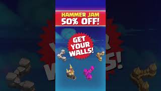 EVERYTHING MUST GO 50 OFF ON ALL UPGRADES 🤯 clashofclans coc hammerjam sale supercell [upl. by Cruz403]