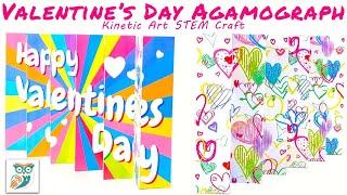 Valentines Day Agamograph STEM Craft [upl. by Ornie]