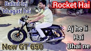 Royal Enfield GT 650 Aj He New li Hai Bhai ne  Bhot Power Full Hai🔥  Ekant Dangi [upl. by Kristel]