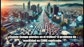 ¿Cuánto tiempo pierdes en el tráfico El problema de movilidad en CDMX explicado [upl. by Ayetal]