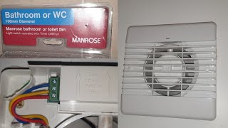 Manrose Bathroom Extractor Fan Free Repair [upl. by Furey206]