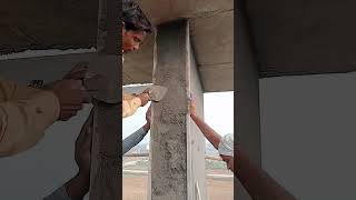 amazing rendering brick wall plastering with cement and sand [upl. by Ennirroc]